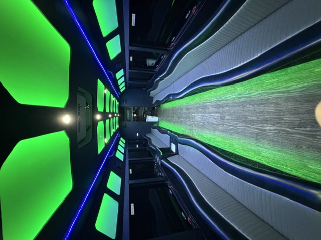 The Titan Party Bus Interior