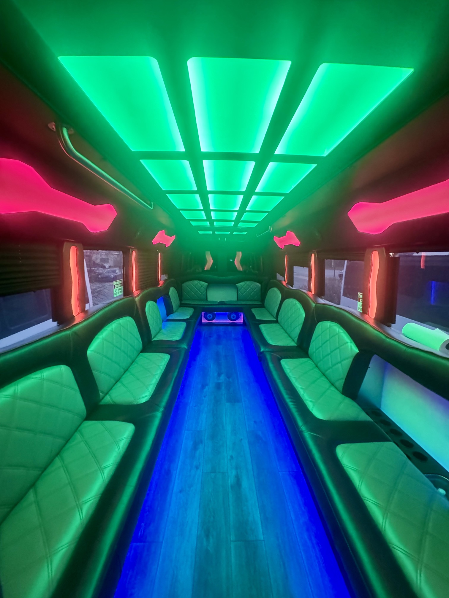 The Grande Party Bus Interior