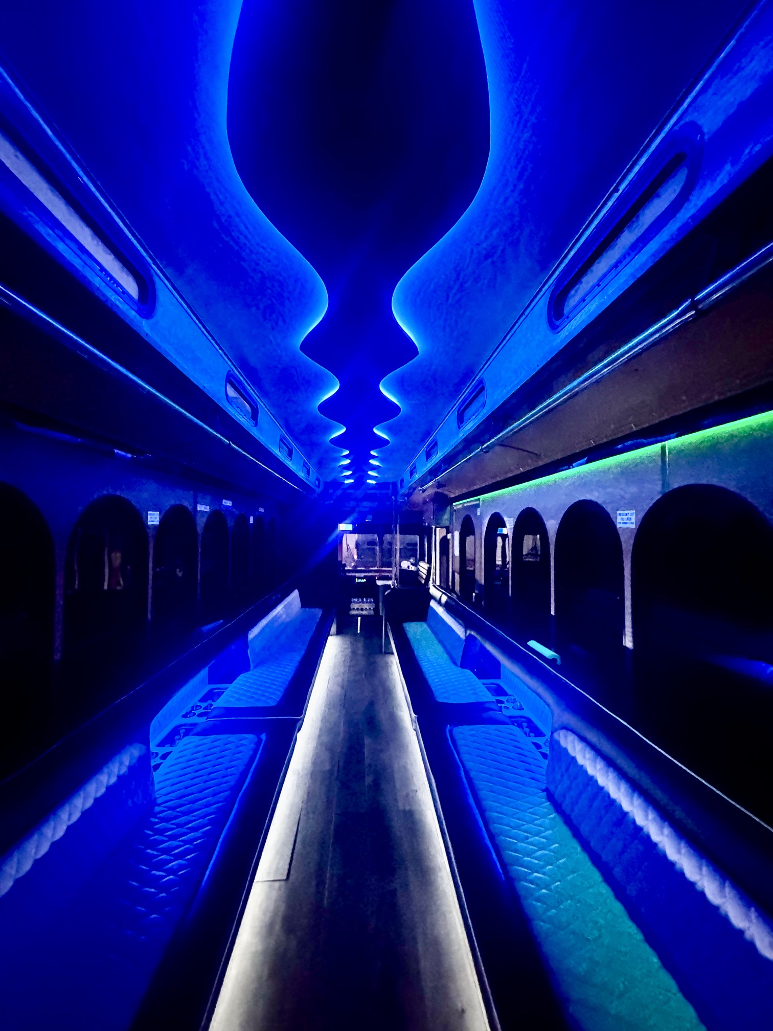 Trolley Limo Interior